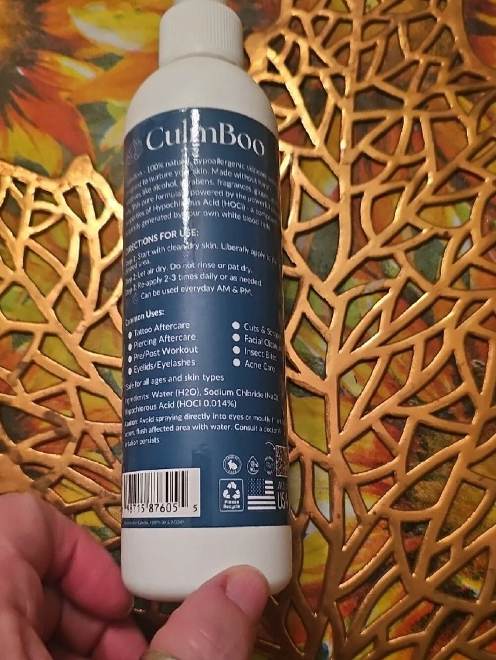 Hypochlorous Natural Skin Cleanser - Blue
